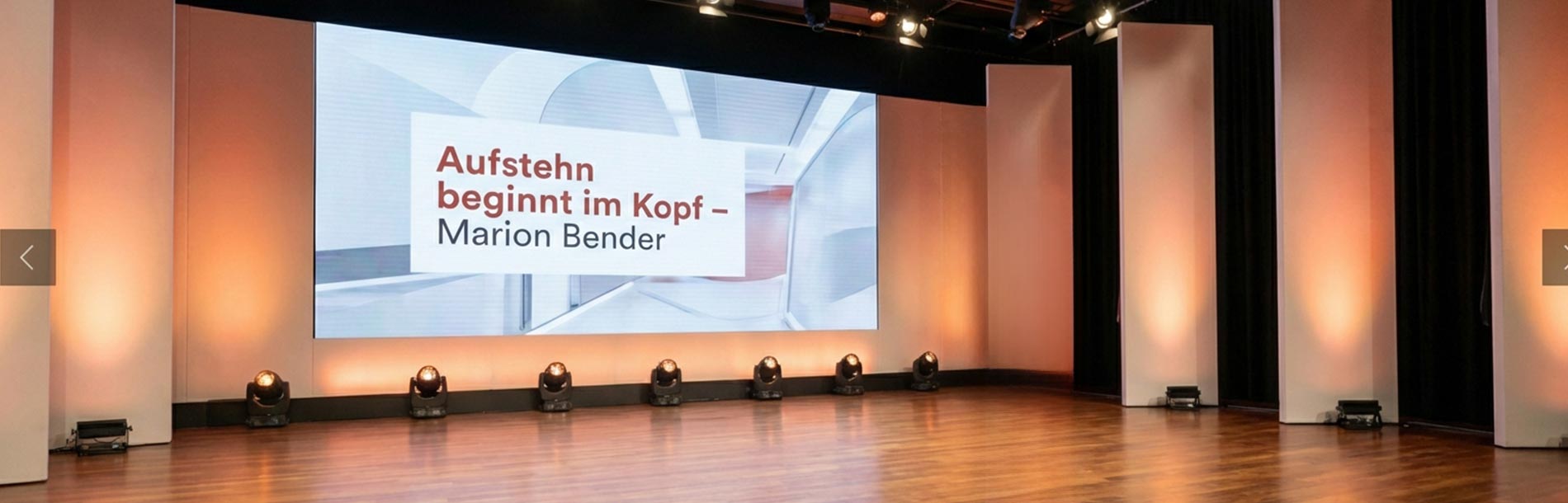 Marion Bender im Fernseh