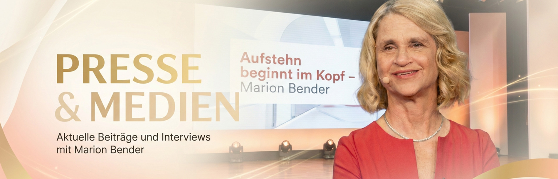 Marion-Bender im TV